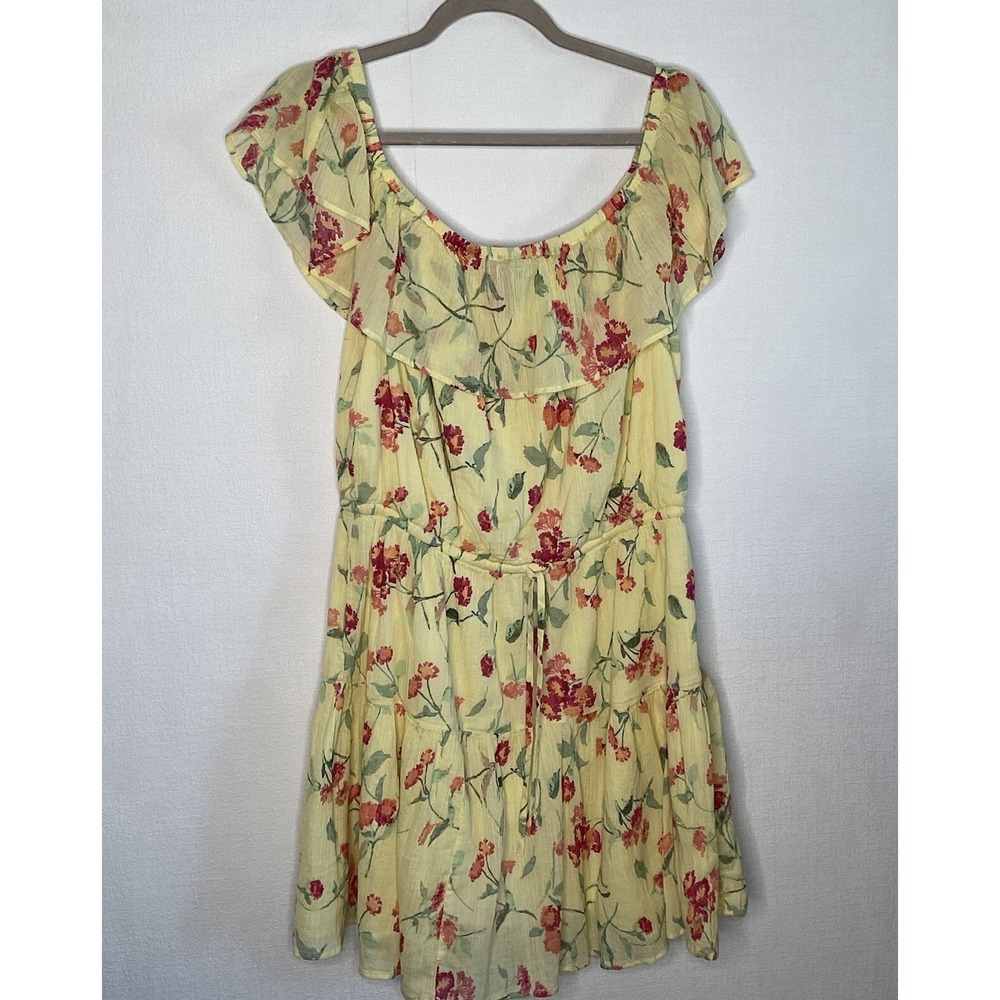 Ralph Lauren Cottagecore dress Romantic Floral Crinkled Fit & Flare Off Shoulder
